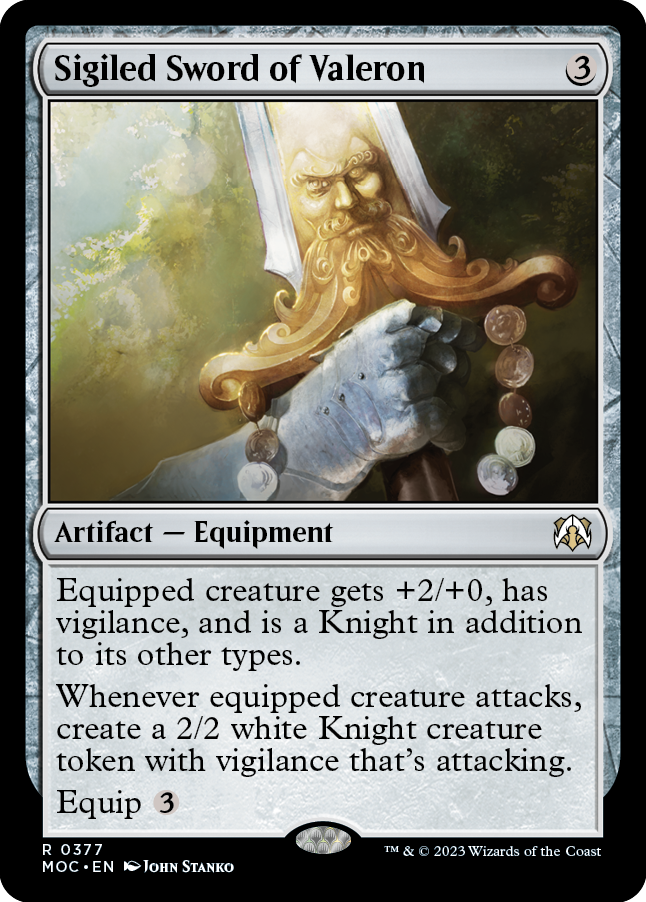 Sigiled Sword of Valeron [March of the Machine Commander] | Good Games Adelaide SA