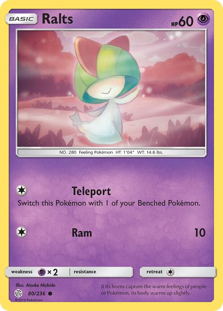 Ralts 80/236 (SM - Cosmic Eclipse)  | Good Games Adelaide SA
