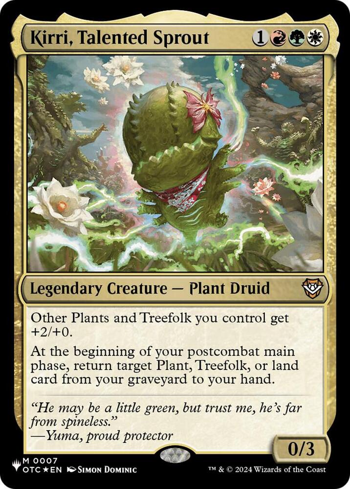 Kirri Talented Sprout 7 (The List Reprints)  | Good Games Adelaide SA