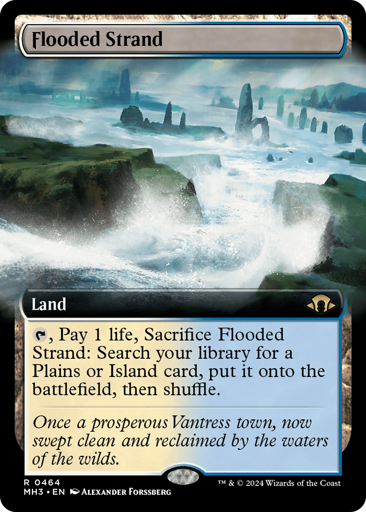 Flooded Strand (Extended Art) [Modern Horizons 3] | Good Games Adelaide SA