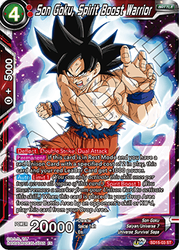 Son Goku, Spirit Boost Warrior (Starter Deck - Pride of the Saiyans) (SD15-03) [Cross Spirits] | Good Games Adelaide SA