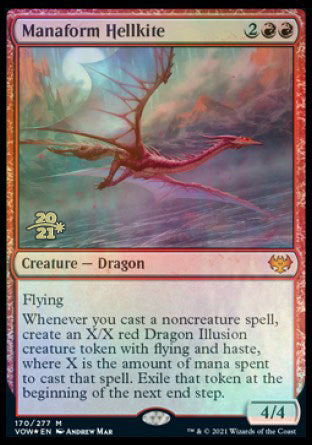Manaform Hellkite [Innistrad: Crimson Vow Prerelease Promos] | Good Games Adelaide SA