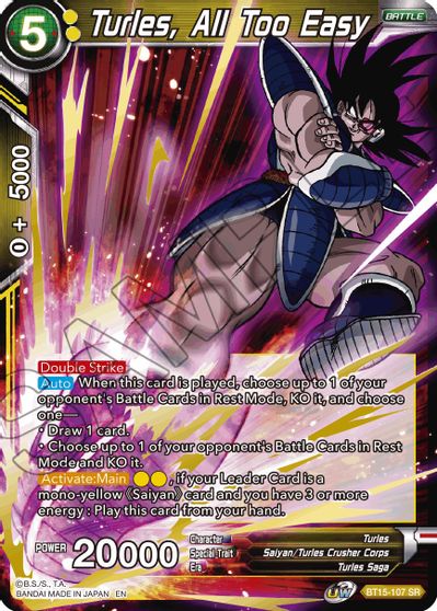 Turles, All Too Easy [BT15-107] | Good Games Adelaide SA