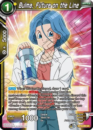 Bulma, Future on the Line [BT16-084] | Good Games Adelaide SA