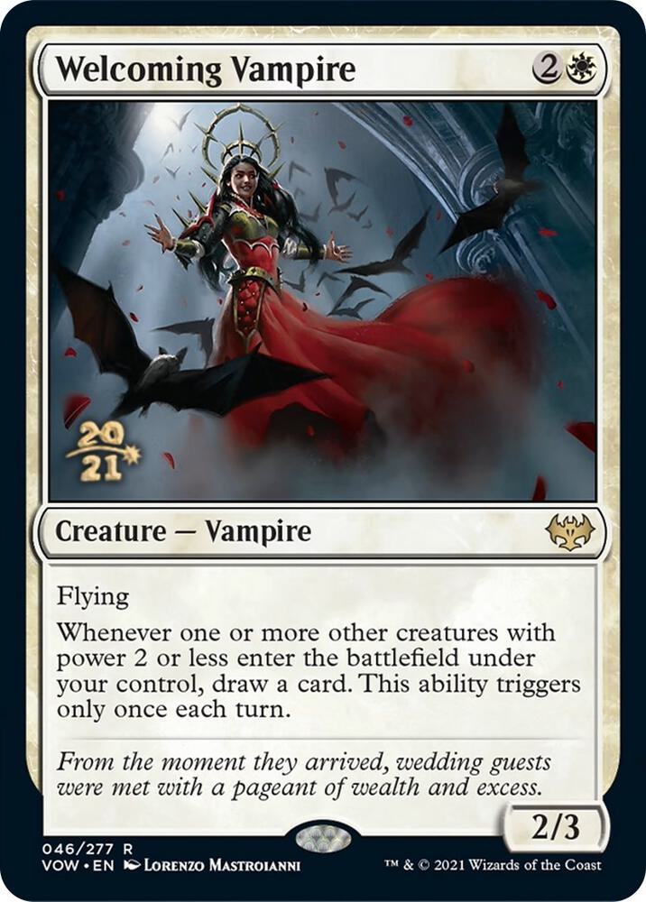 Welcoming Vampire 46 (Prerelease Cards)  - Foil | Good Games Adelaide SA