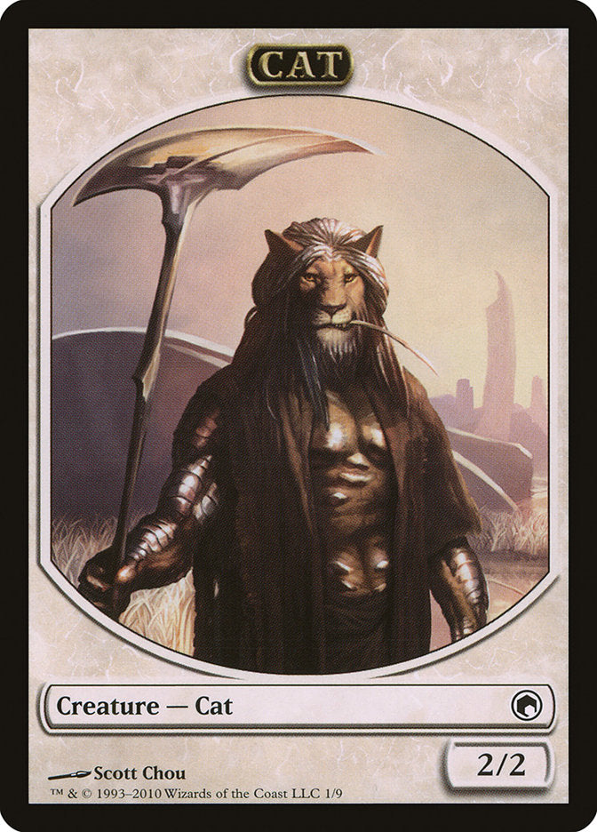 Cat Token [Scars of Mirrodin Tokens] | Good Games Adelaide SA