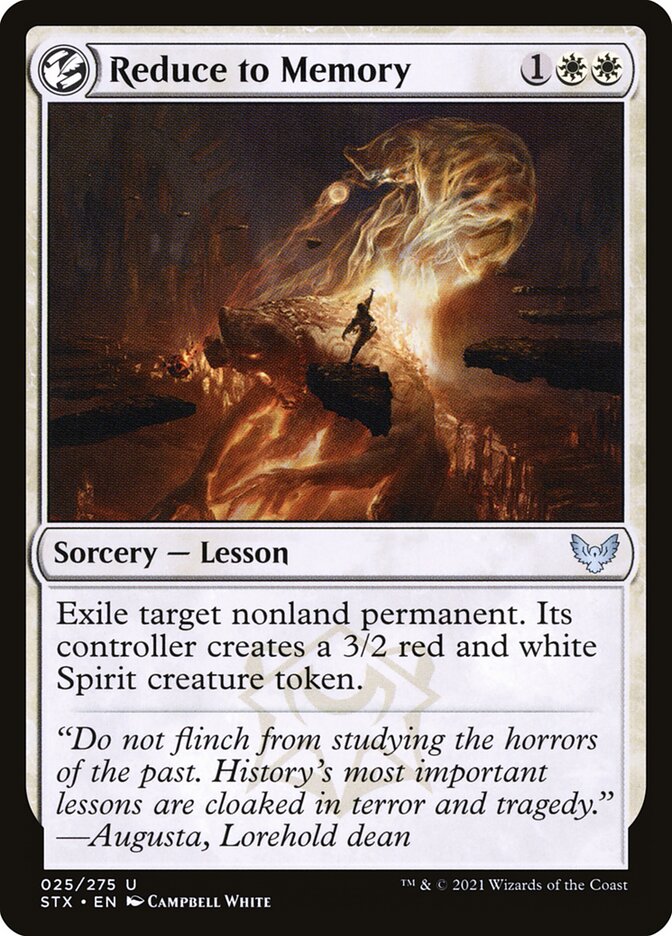 Reduce to Memory 25 (Strixhaven: School of Mages)  - Foil | Good Games Adelaide SA