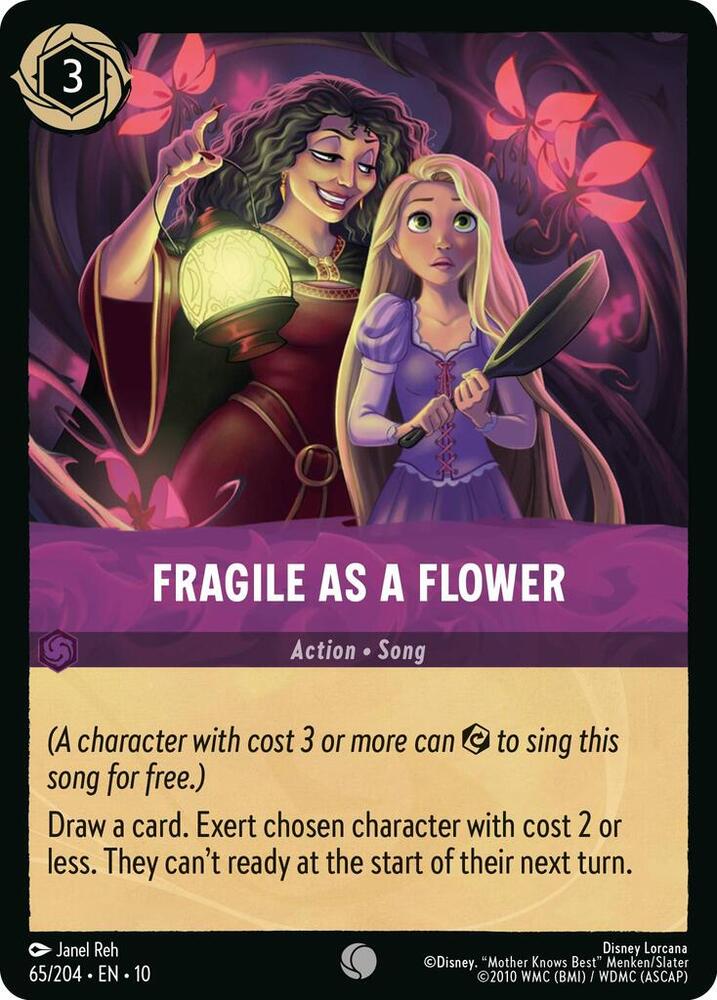 Fragile as a Flower 65/204 (Whispers in the Well)  - Cold Foil | Good Games Adelaide SA