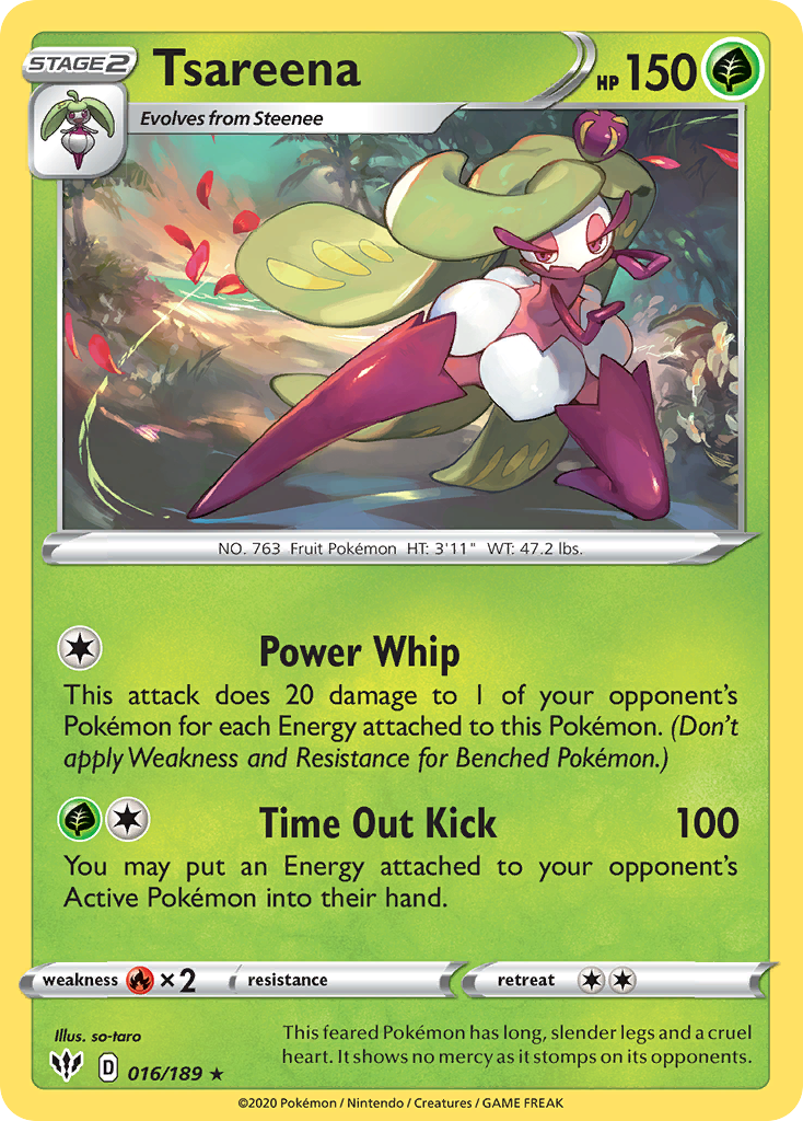 Tsareena (016/189) [Sword & Shield: Darkness Ablaze] | Good Games Adelaide SA