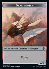 Soldier // Ornithopter Double-sided Token [Dominaria United Tokens] | Good Games Adelaide SA