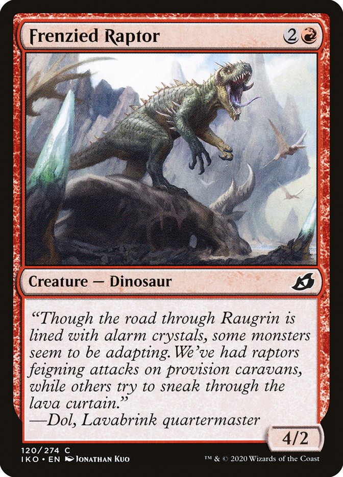 Frenzied Raptor [Ikoria: Lair of Behemoths] | Good Games Adelaide SA
