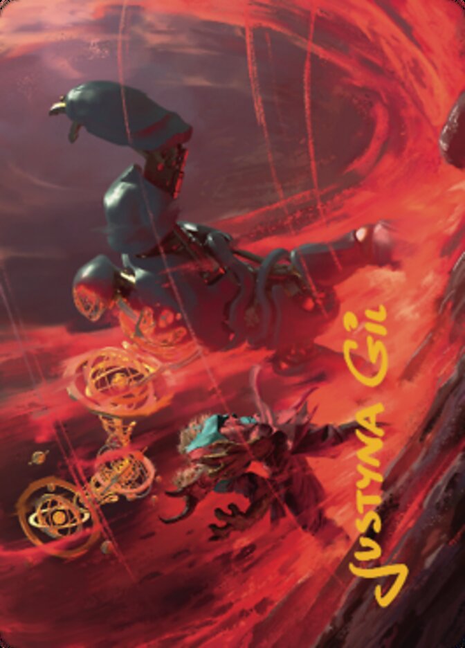 Twinferno Art Card (Gold-Stamped Signature) [Dominaria United Art Series] | Good Games Adelaide SA