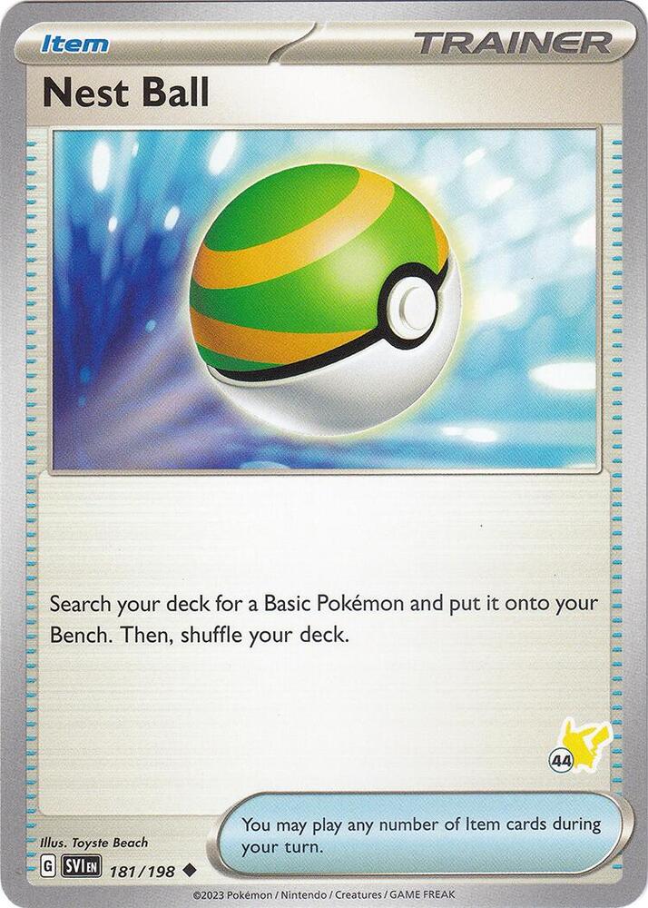 Nest Ball Pikachu 44 181/198 (Battle Academy 2024)  | Good Games Adelaide SA