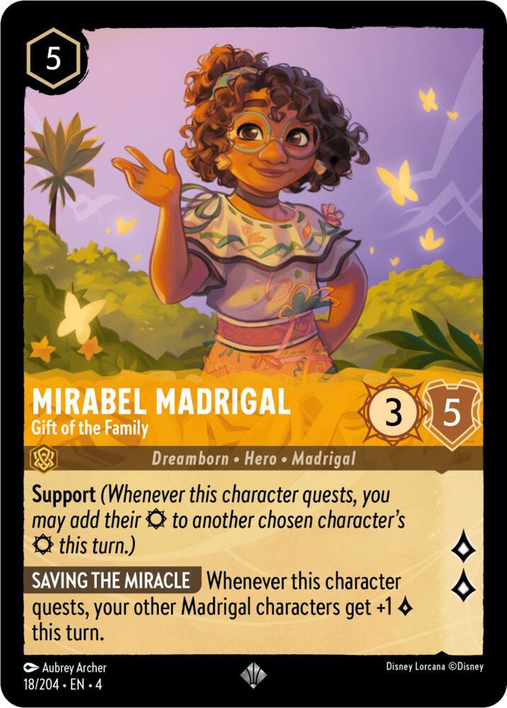 Mirabel Madrigal Gift of the Family 18/204 (Ursula's Return)  | Good Games Adelaide SA