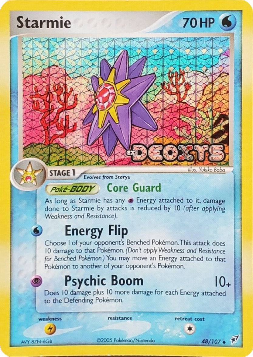 Starmie (48/107) (Stamped) [EX: Deoxys] | Good Games Adelaide SA