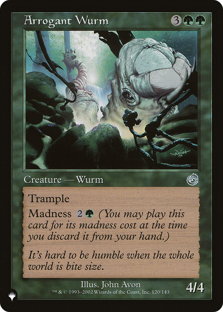 Arrogant Wurm [The List Reprints] | Good Games Adelaide SA