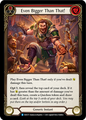 Even Bigger Than That! (Red) [EVR173] (Everfest)  1st Edition Normal | Good Games Adelaide SA