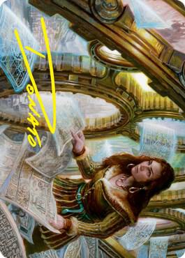 Cartographers Survey Art Card Gold Stamped Signature 51 (Art Series: Innistrad: Crimson Vow)  | Good Games Adelaide SA