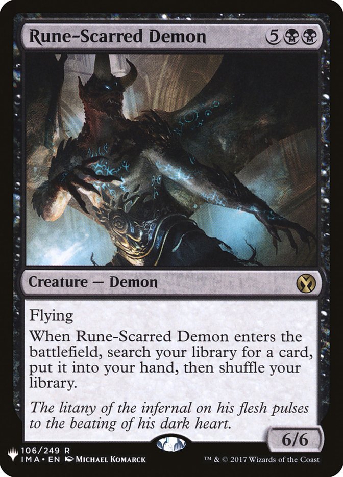 Rune-Scarred Demon [Mystery Booster] | Good Games Adelaide SA