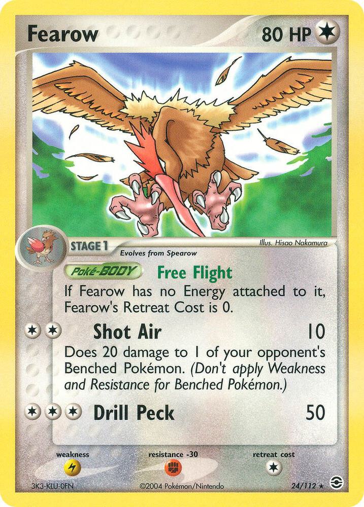 Fearow 24/112 (FireRed & LeafGreen)  - Reverse Holofoil | Good Games Adelaide SA