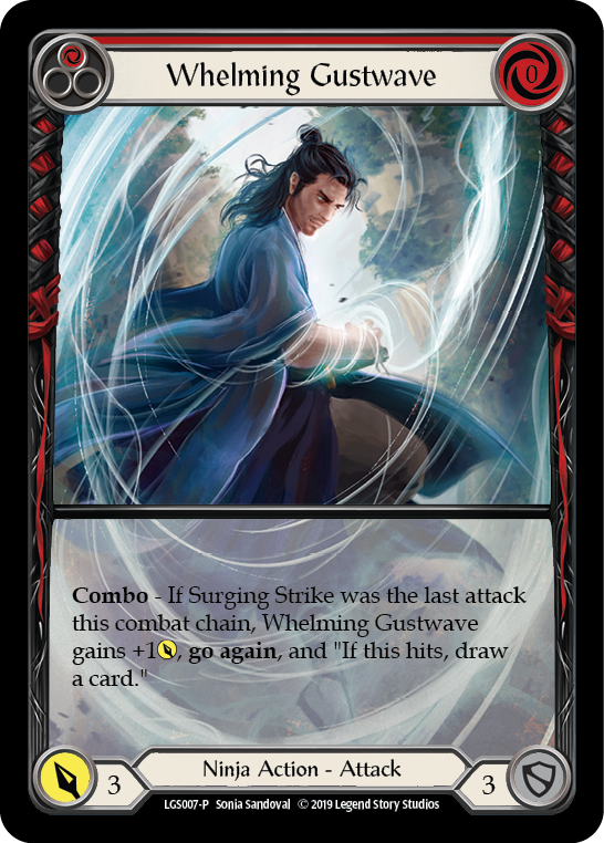 Whelming Gustwave (Red) [LGS007-P] (Promo)  1st Edition Normal | Good Games Adelaide SA