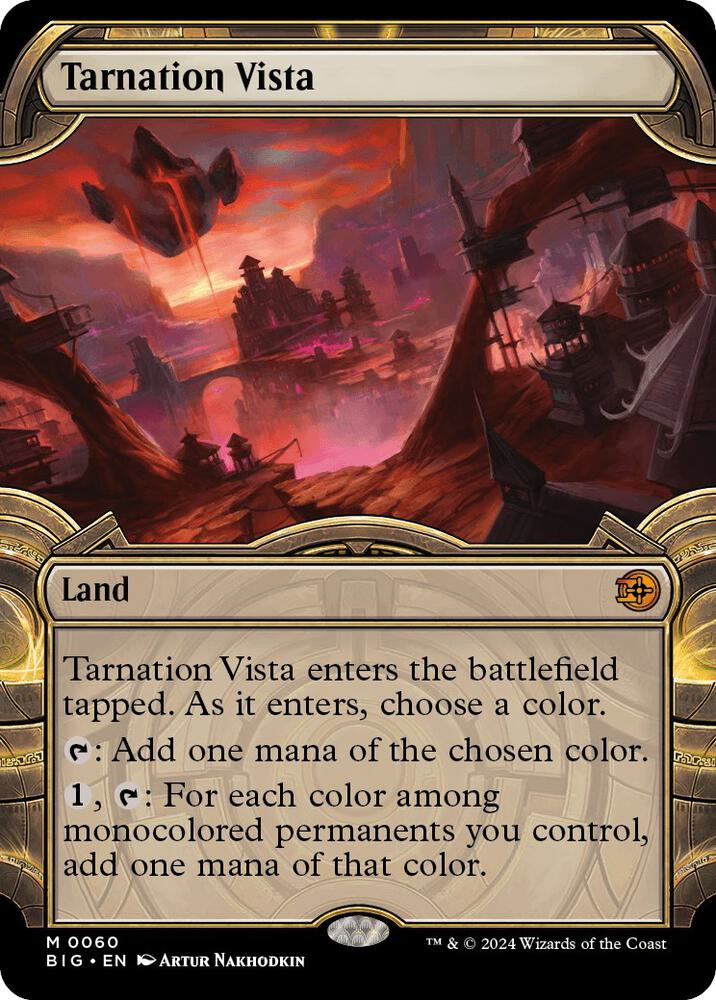 Tarnation Vista Showcase 60 (Outlaws of Thunder Junction: The Big Score)  - Foil | Good Games Adelaide SA