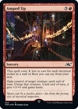 Amped Up Galaxy Foil 384 (Unfinity)  - Foil | Good Games Adelaide SA