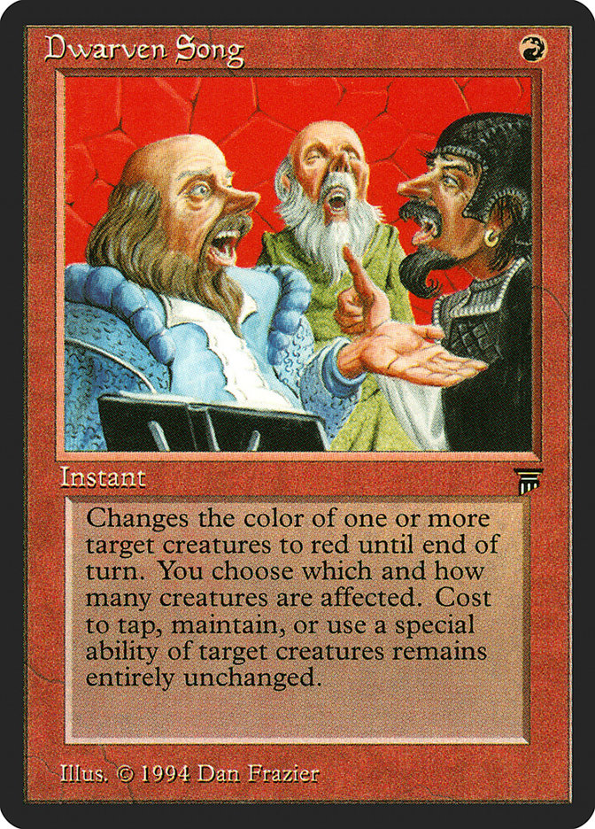 Dwarven Song  (Legends)  | Good Games Adelaide SA