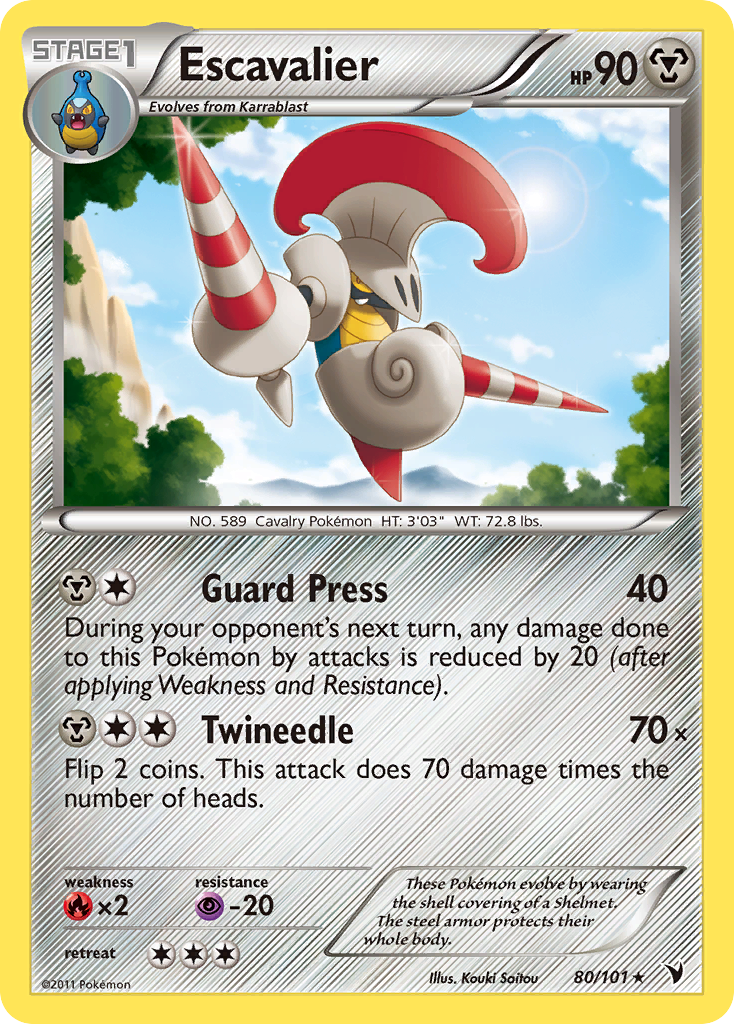 Escavalier (80/101) [Black & White: Noble Victories] | Good Games Adelaide SA