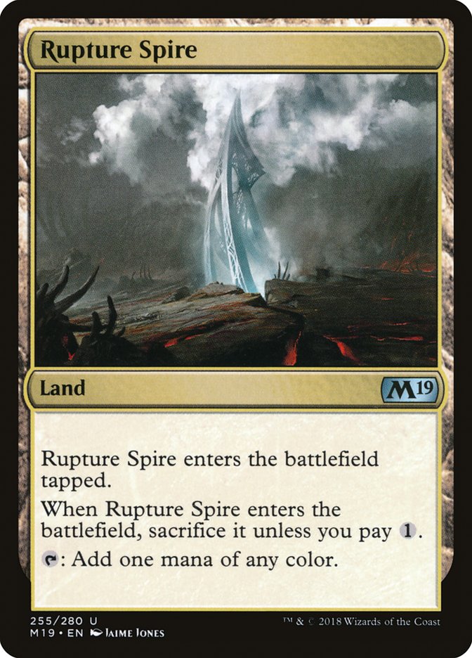 Rupture Spire [Core Set 2019] | Good Games Adelaide SA