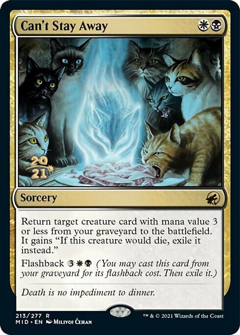 Cant Stay Away 213 (Prerelease Cards)  - Foil | Good Games Adelaide SA