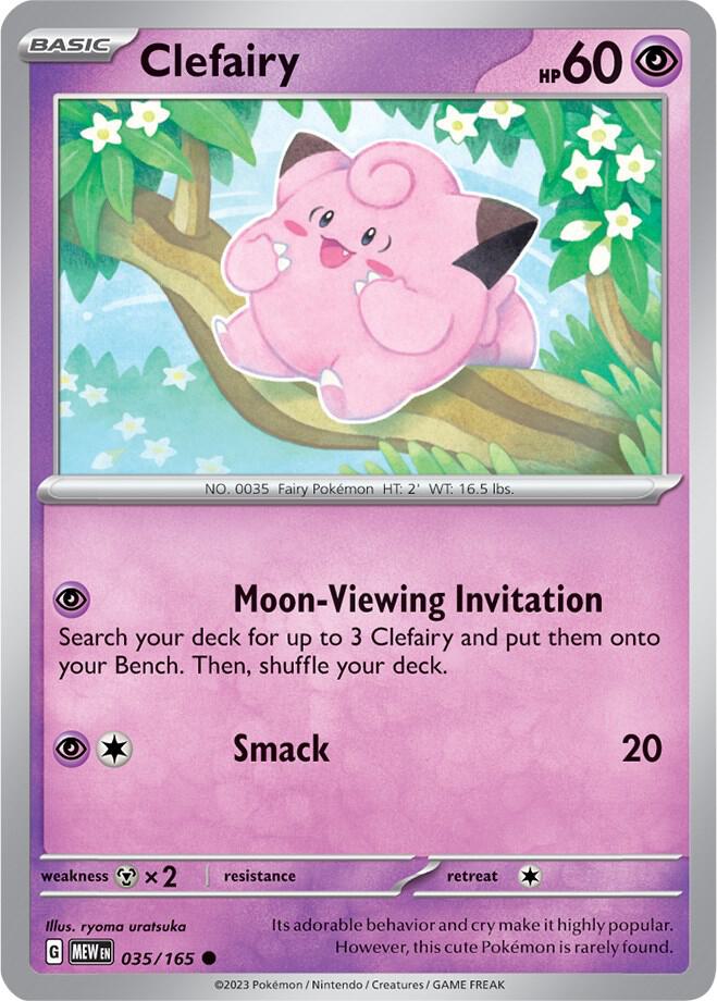 Clefairy 035/165 (SV: Scarlet & Violet 151)  | Good Games Adelaide SA