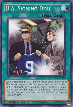 U.A. Signing Deal [CROS-EN088] Common | Good Games Adelaide SA