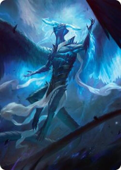 Ugin Eye of the Storms Art Card 1 54 1 (Art Series: Tarkir: Dragonstorm)  | Good Games Adelaide SA