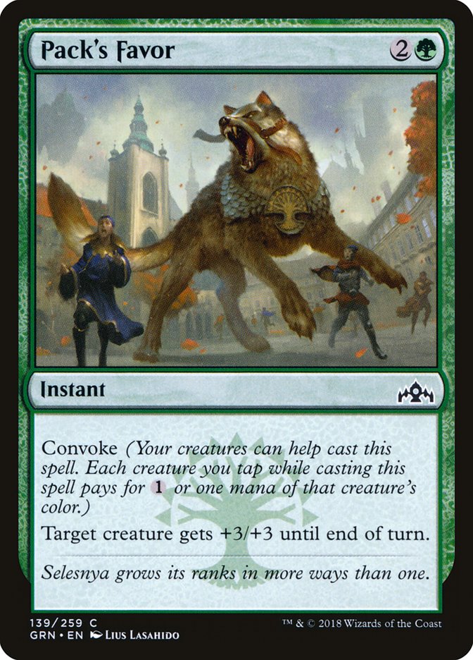 Pack's Favor [Guilds of Ravnica] | Good Games Adelaide SA