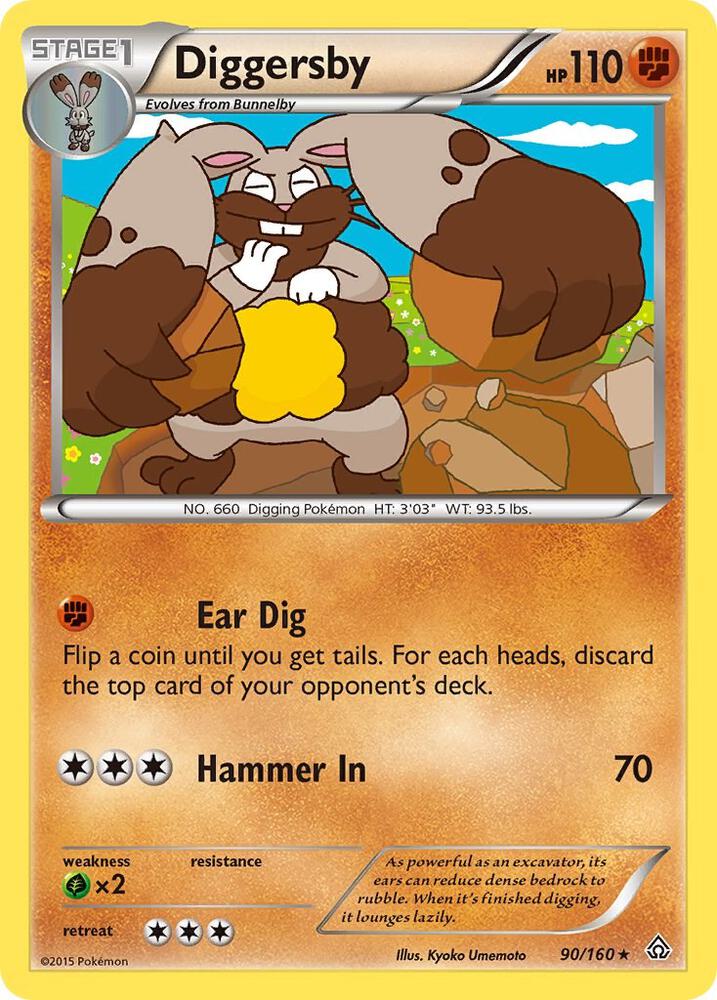 Diggersby 90/160 (XY - Primal Clash)  | Good Games Adelaide SA
