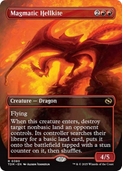 Magmatic Hellkite (Borderless) [Tarkir: Dragonstorm] | Good Games Adelaide SA