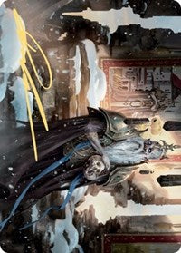 Narfi, Betrayer King Art Card (Gold-Stamped Signature) [Kaldheim: Art Series] | Good Games Adelaide SA