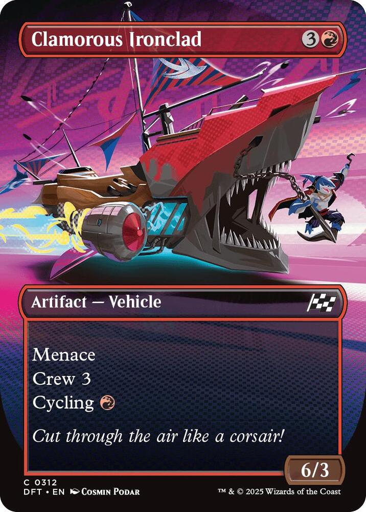Clamorous Ironclad 312 (Aetherdrift)  - Foil | Good Games Adelaide SA