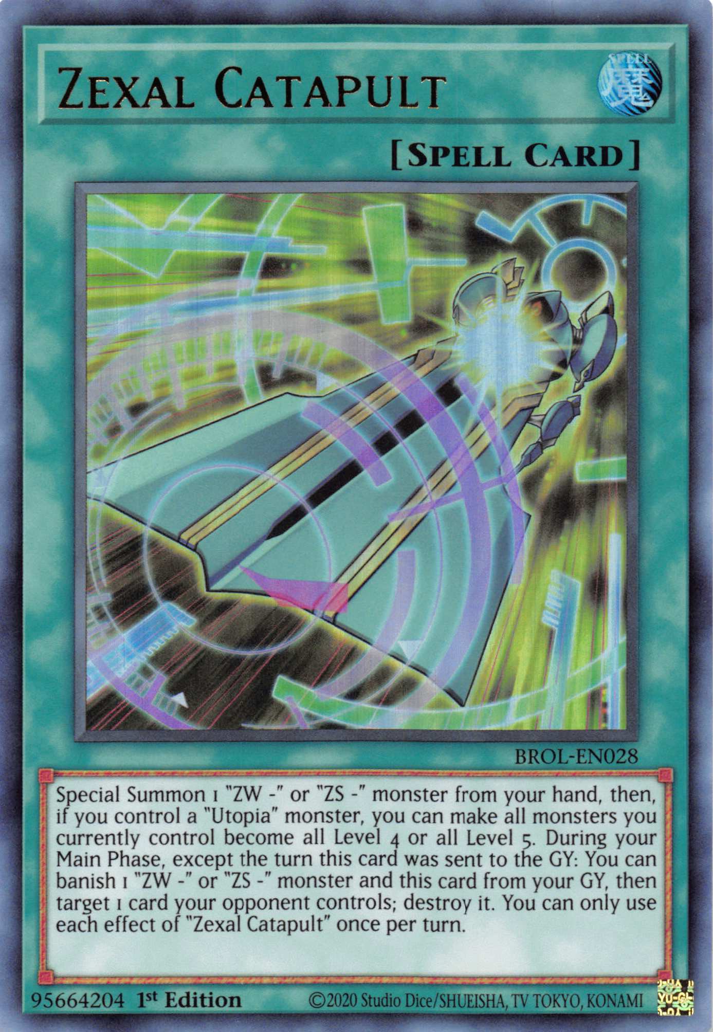 Zexal Catapult [BROL-EN028] Ultra Rare | Good Games Adelaide SA