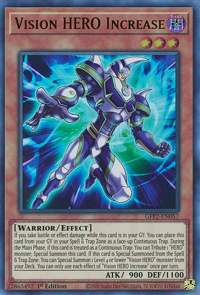 Vision HERO Increase [GFP2-EN057] Ultra Rare | Good Games Adelaide SA