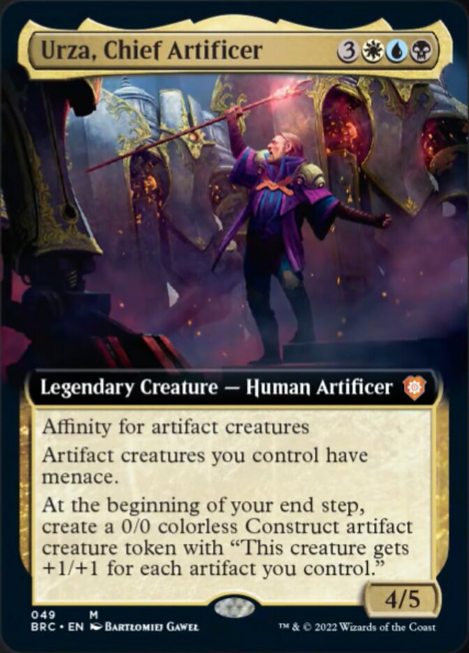 Urza, Chief Artificer (Extended Art) [The Brothers' War Commander] | Good Games Adelaide SA