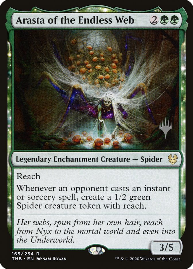 Arasta of the Endless Web (Promo Pack) [Theros Beyond Death Promos] | Good Games Adelaide SA