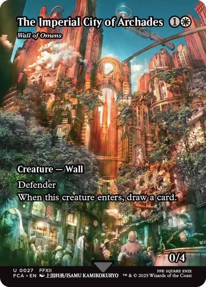 The Imperial City of Archades Wall of Omens  27 (FINAL FANTASY: Through the Ages)  - Showcase | Good Games Adelaide SA