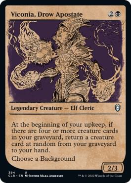 Viconia Drow Apostate Showcase 394 (Commander Legends: Battle for Baldur's Gate)  - Foil | Good Games Adelaide SA