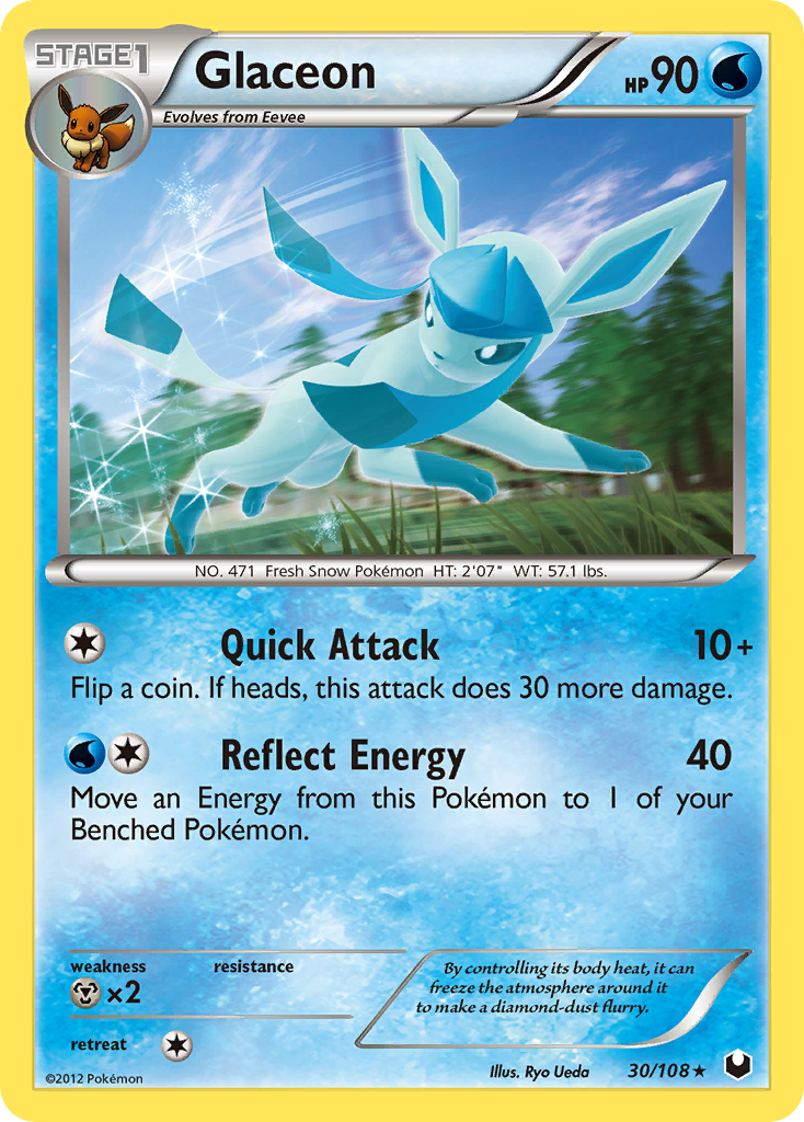 Glaceon (30/108) [Black & White: Dark Explorers] | Good Games Adelaide SA