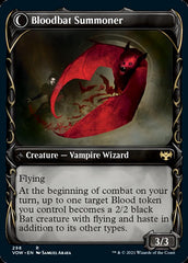 Voldaren Bloodcaster // Bloodbat Summoner (Showcase Fang Frame) [Innistrad: Crimson Vow] | Good Games Adelaide SA