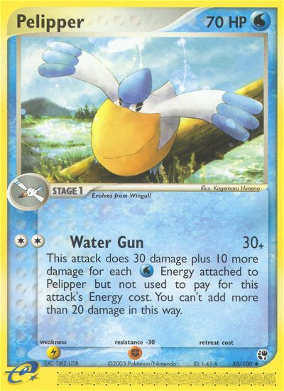 Pelipper (50/100) [EX: Sandstorm] | Good Games Adelaide SA