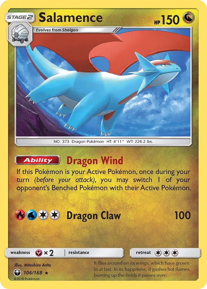 Salamence 106/168 (SM - Celestial Storm)  - Holofoil | Good Games Adelaide SA