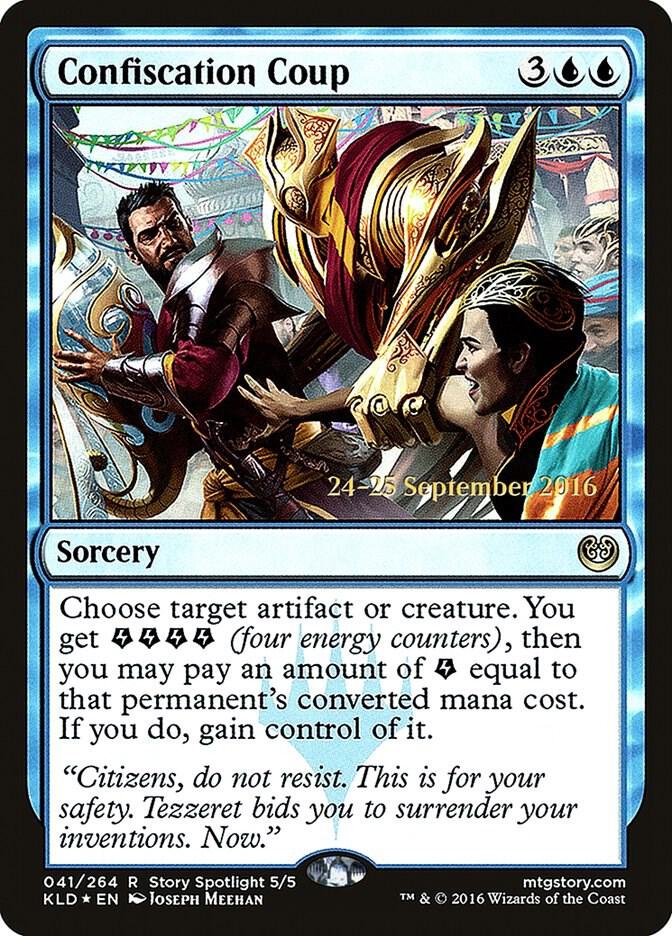 Confiscation Coup 41 (Prerelease Cards)  - Foil | Good Games Adelaide SA